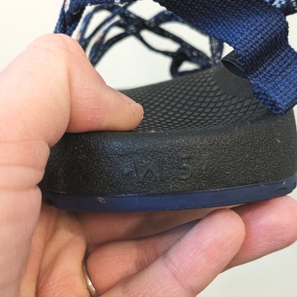 Chaco ZX2 Aztec Southwestern Blue Print Outdoor Hiking Sandals - Picture 6 of 7